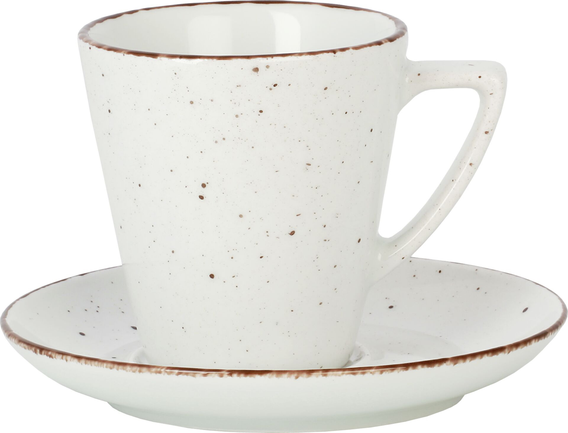 Porzellanserie "Granja" weiß Tasse obere Kaffee Grande